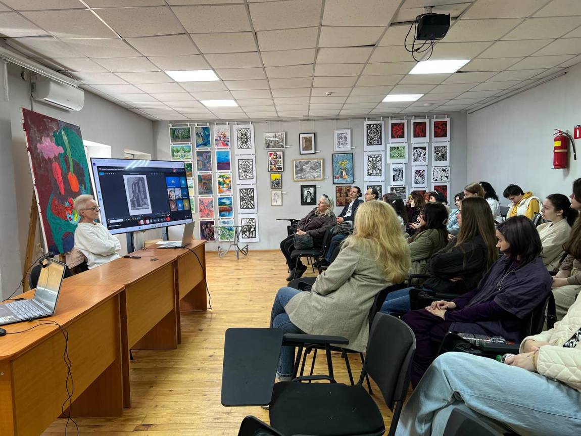 ОФОРТ БЕЗ ТАЄМНИЦЬ: ГОСТЬОВА ЛЕКЦІЯ КАТЕРИНИ РАДЬКО